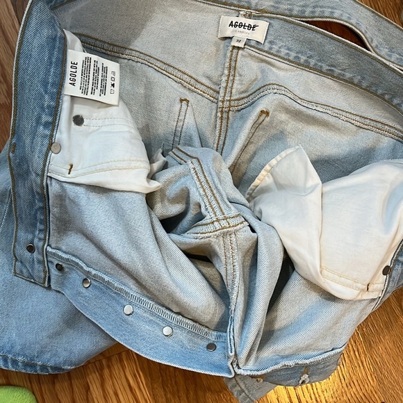 AGolde Broken Waistband Shorts Size 32 NWT - Picture 14 of 16